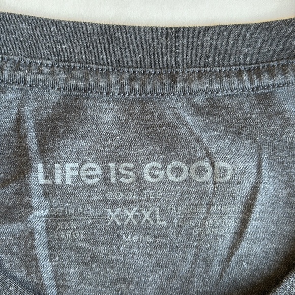 Life Is Good Gray Growler Bear Long‎ Sleeve Cool Tshirt Lightweight Mens XXXL - Picture 4 of 10